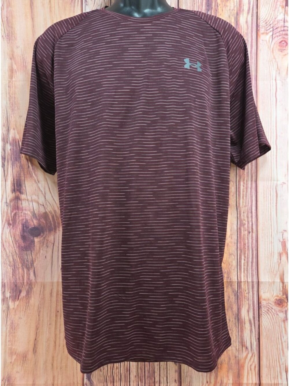 Under Armour Mens Loose Fit Tech Maroon T-Shirt Large